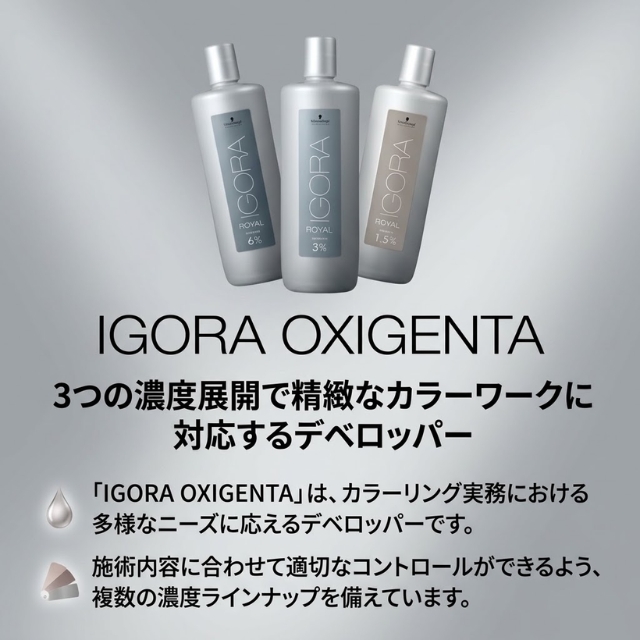 ヘアカラー2剤 オキシ｜シュワルツコフ イゴラ オキシジェンタ | FIVE