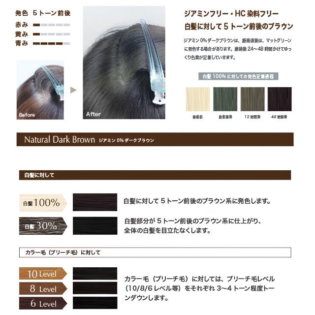 オーズ プレミアムヘナ ジアミン0% ダークブラウン""