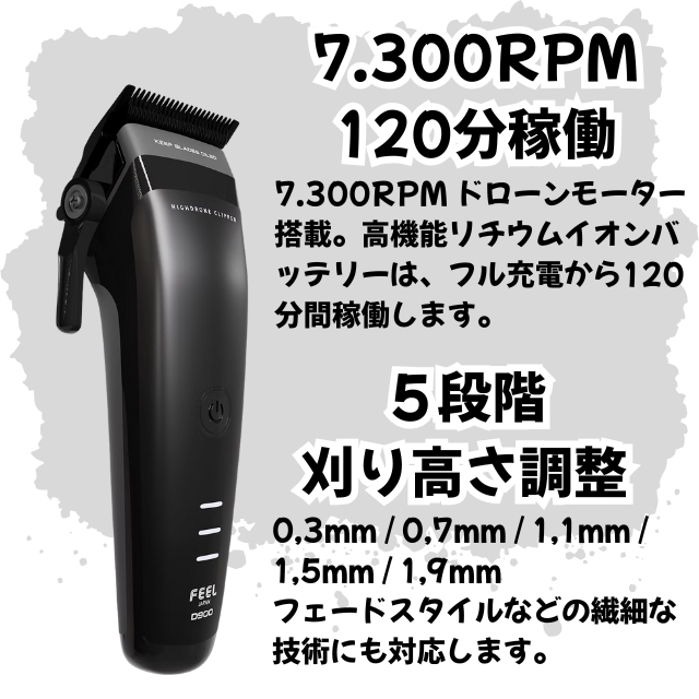 FEEL ハイドローンクリッパー D900