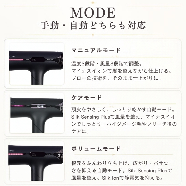 キヌージョ プロ シルク プレミアム ドライヤー