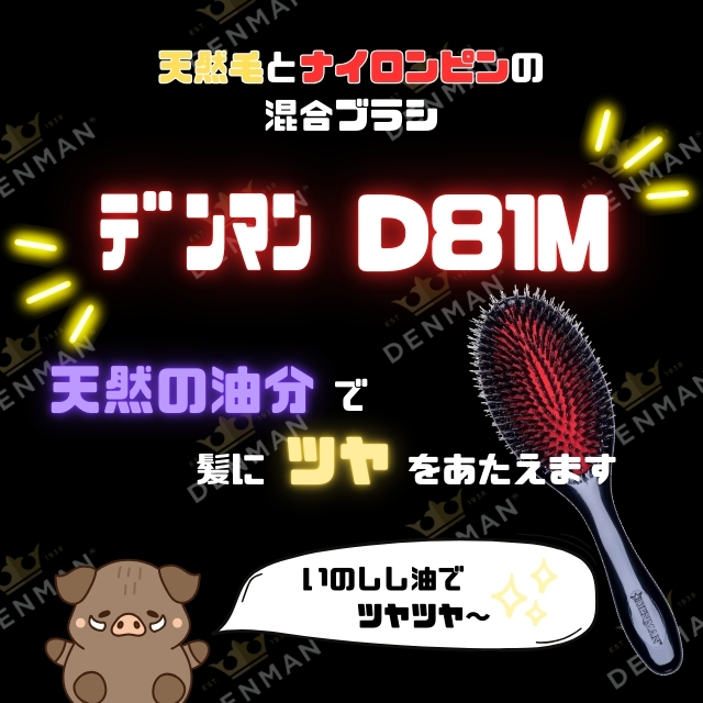 デンマン D81M シャインブラシ ミディアム