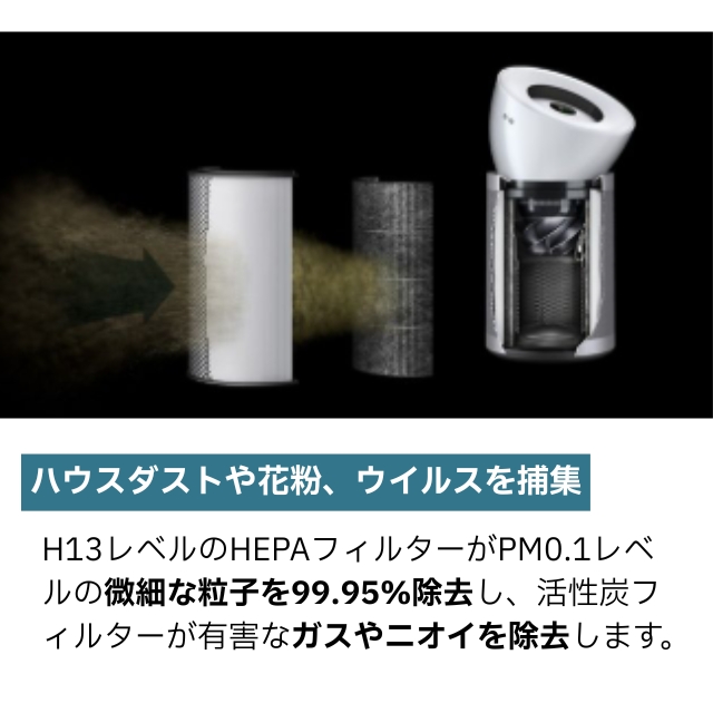 Dyson ピュリファイヤー ビッグ+クワイエット 空気清浄機 ホワイト BP02WS