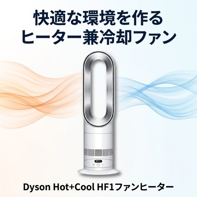 Dyson ホット+クール HF1 ファンヒーター ホワイト/シルバー