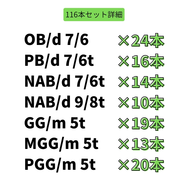 【特価】ナカノ キャラデコ 80g 116本セット