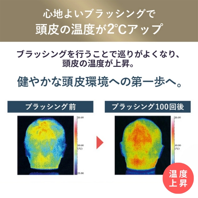 エミット スカルプブラシ ワールドモデル  ピンクゴールド