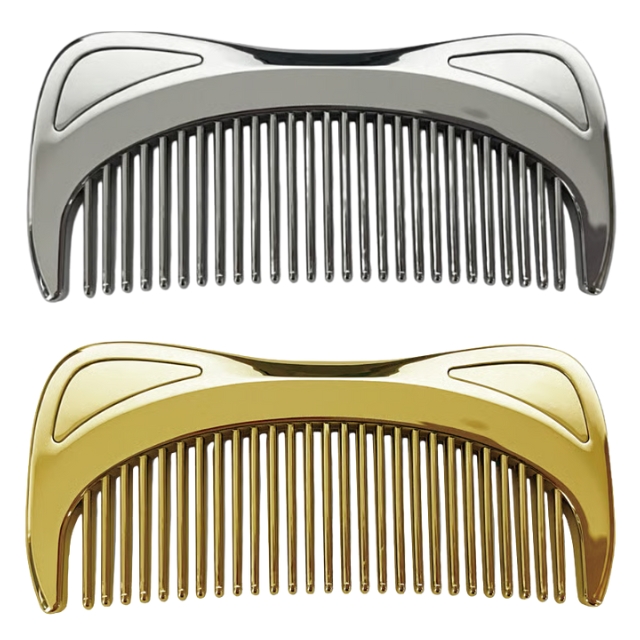 クロムメッキブラシ シルキーコーム