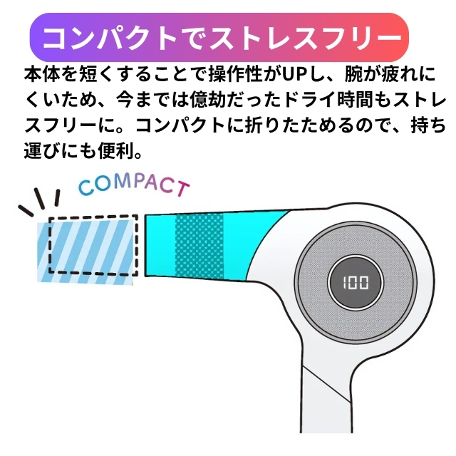 クレイツ エレメアドライ ケアポータブル ベージュ(限定カラー)