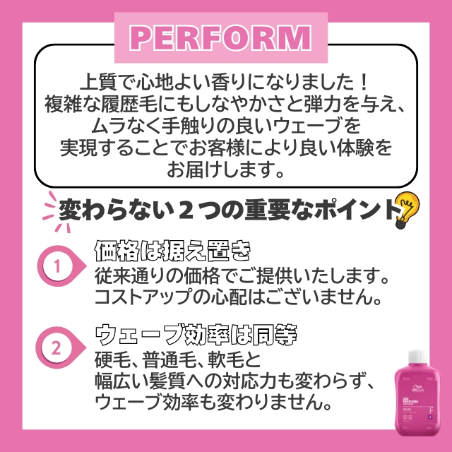 PERFORM (パフォーム)+F 1剤 400ml