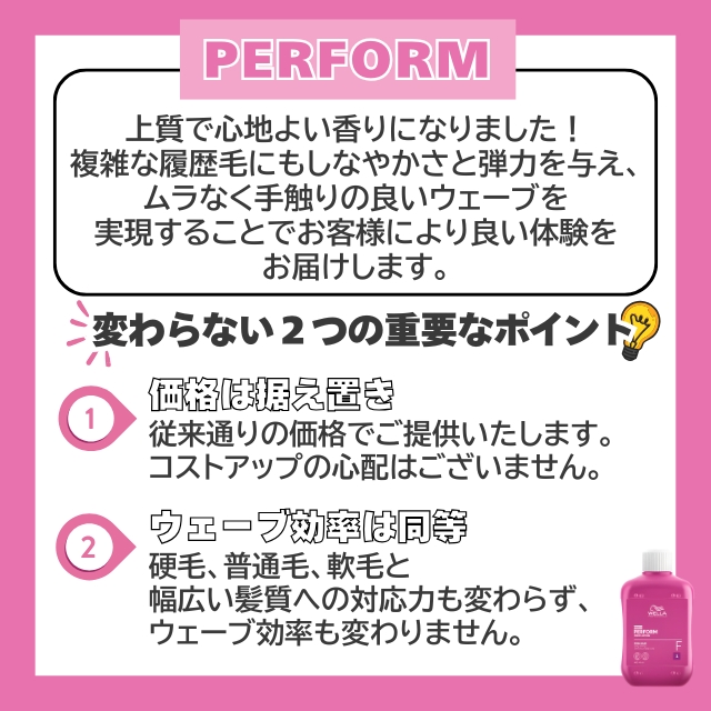 PERFORM (パフォーム)＋N 1剤 400ml