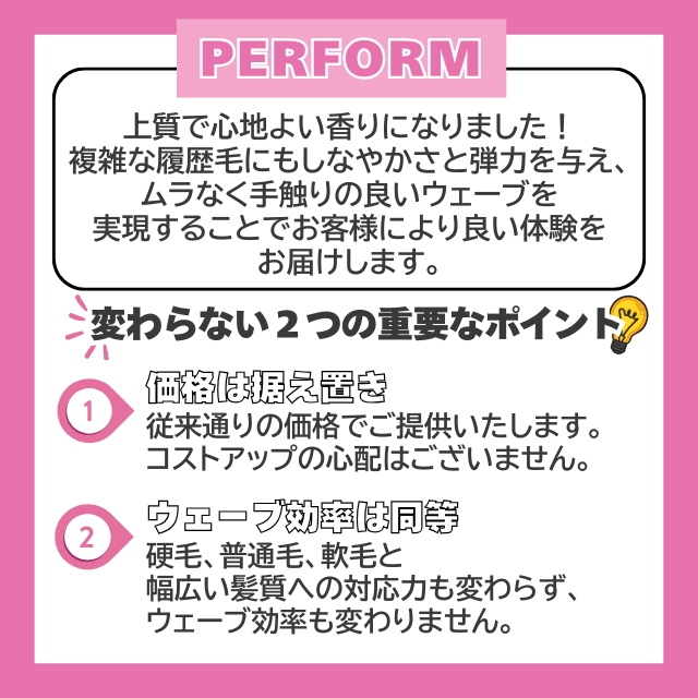 PERFORM (パフォーム)+S 1剤 400ml