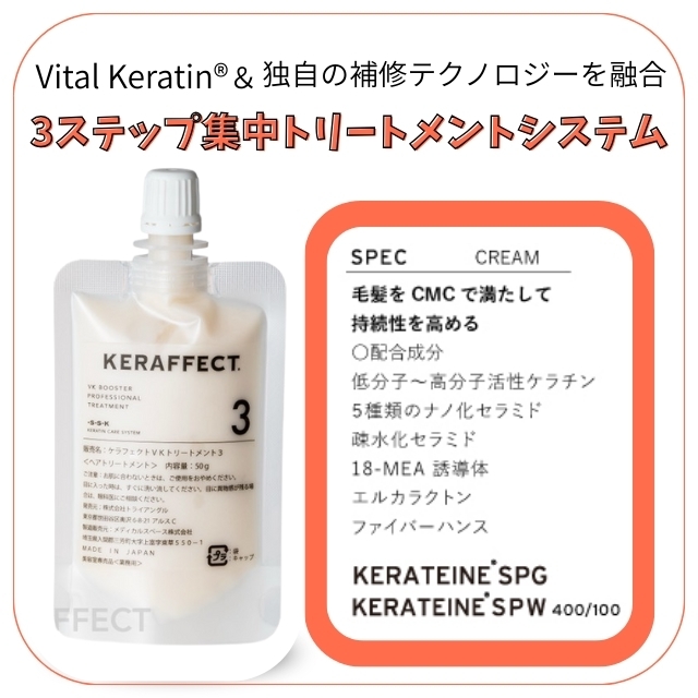 ケラフェクトＶＫトライアルセット30ml / 30ml /50g