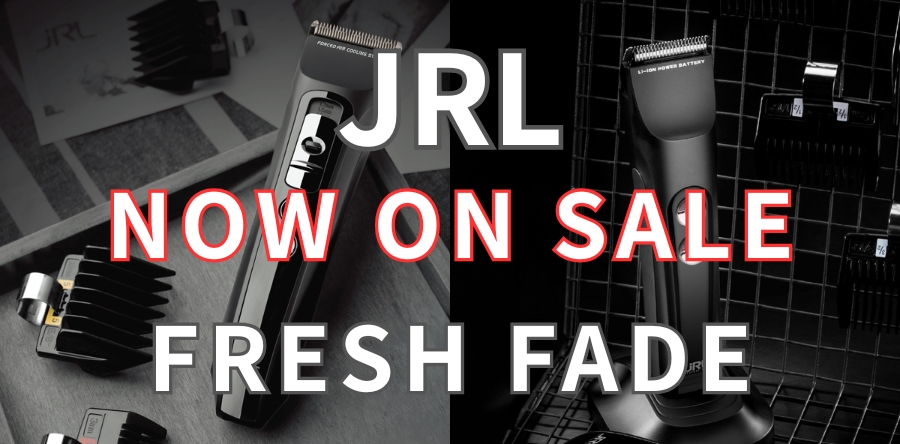 JRL FRESH FADE 理容・美容のフェードカットに最適なJRLのバリカンとトリマーのFRESH FADEシリーズ