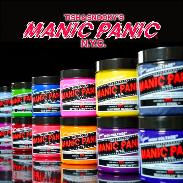 マニックパニック MANIC PANIC ヘアカラークリーム 豊富なカラーラインナップでクリエイティブなカラーデザインの可能性を広げる塩基性カラー